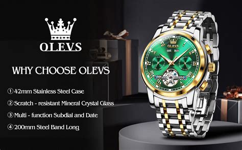 men's olevs watch company